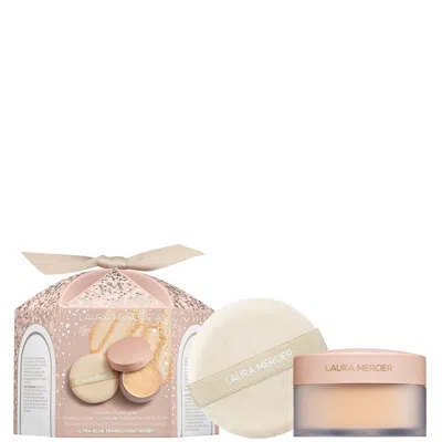 Laura Mercier Divinely Flawless Ultra-blur Translucent Loose Setting Powder And Puff 20g (various Shades) - Honey