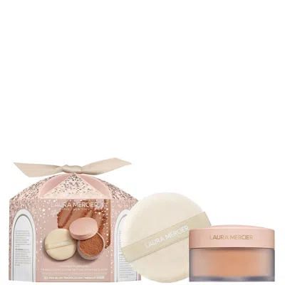 Laura Mercier Divinely Flawless Ultra-blur Translucent Loose Setting Powder And Puff 20g (various Shades) - Medium In Medium-deep