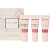 Laura Mercier Glow & Go Forth Tinted Moisturizer Blush Trio In Transparent