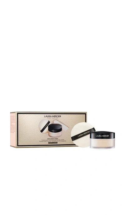 Laura Mercier Indulgent Icons Translucent Loose Setting Powder + Puff