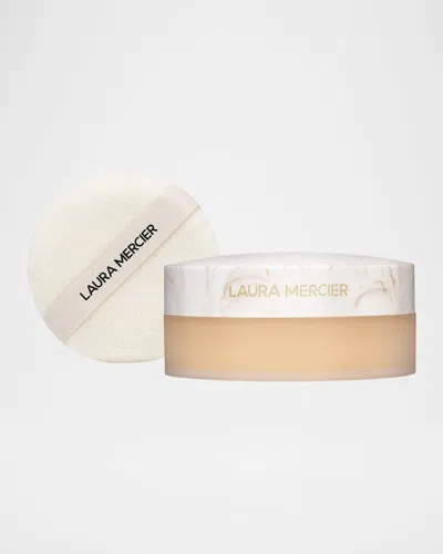 Laura Mercier Jumbo Translucent Loose Setting Powder Ultra-blur & Velour Puff In Translucent Honey