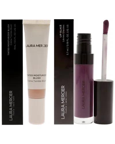 Laura Mercier Lip Glace & Tinted Moisturizer Blush Set In Transparent