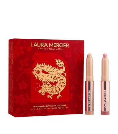 Laura Mercier Lunar New Year 2024 Mini Roseglow Caviar Duo In White