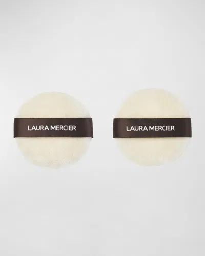 Laura Mercier Medium Velour Puff 2-pack In White