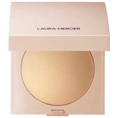 LAURA MERCIER REAL FLAWLESS LUMINOUS PERFECTING TALC-FREE PRESSED POWDER TRANSLUCENT HONEY 0.24 OZ / 7 G