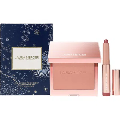 Laura Mercier The Dawn Of Discovery Illuminating Blush & Eyeshadow Set $53 Value In Transparent