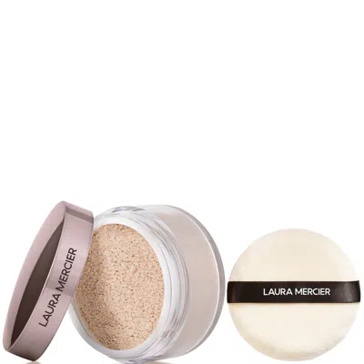 Laura Mercier Translucent Loose Setting Powder 29g & Velour Puff Set - Rose