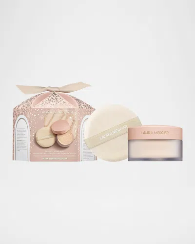 Laura Mercier Translucent Loose Setting Powder Ultra-blur + Puff In Translucent