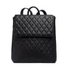 Laura Olaru Women's Antonia Quilted Black Leather Backpack In Black