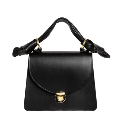 Laura Olaru Women's Ava Black Leather Bag