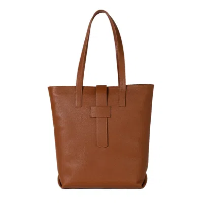 Laura Olaru Women's Brown Ioana Camel Leather Shoulder Bag