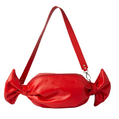 Laura Olaru Women's Candy Red Leather Bag