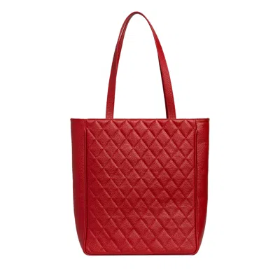 Laura Olaru Women's Gianna Quilted Red Leather Bag