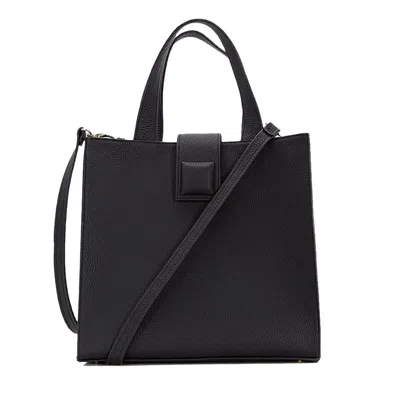 Laura Olaru Women's Happy Maxi Black Leather Bag