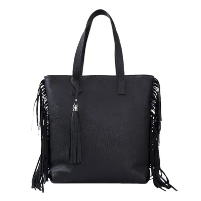 Laura Olaru Women's Ileana Black Leather Shoulder Bag