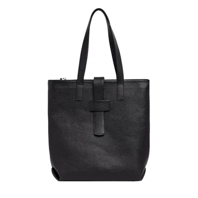 Laura Olaru Women's Ioana Black Leather Shoulder Bag