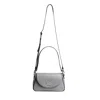Laura Olaru Women's Leyla Grey Leather Bag With Black Straps In Grey
