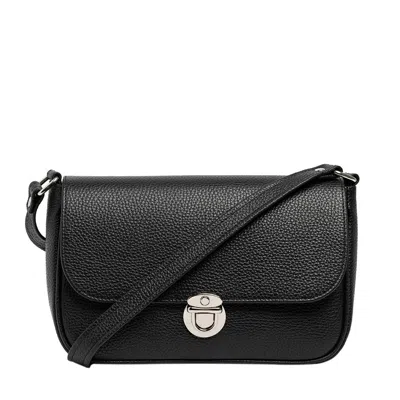 Laura Olaru Women's Lumi  Black Leather Bag