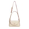 Laura Olaru Women's Neutrals Leyla Cream Leather Bag With Camel Straps