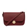 Laura Olaru Women's Red Lumi Burgundy Leather Bag In Red
