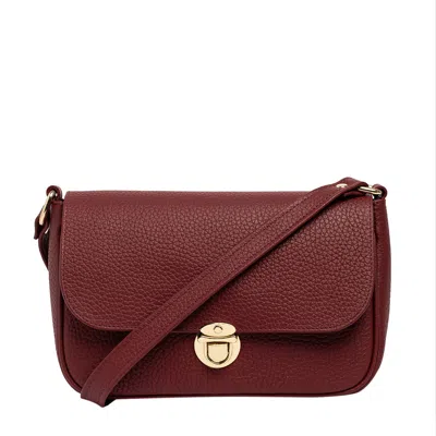 Laura Olaru Women's Red Lumi Burgundy Leather Bag