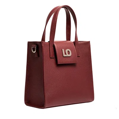 Laura Olaru Women's Red Zitta Burgundy Leather Bag