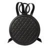 Laura Olaru Women's Soleil Quilted Black Leather Backpack In Black