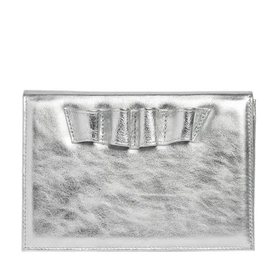 Laura Olaru Women's Wendy Silver Leather Bag