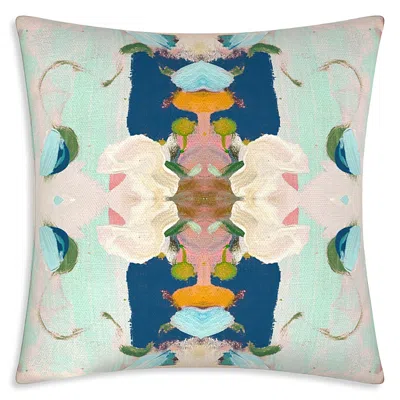 Laura Park Designs Monet's Garden Navy Decorative Pillow, 22 X 22