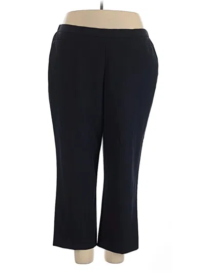 Pre-owned Laura Scott Active Pants In Black