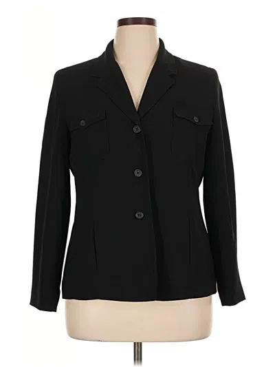 Pre-owned Laura Scott Blazer Jacket In Black