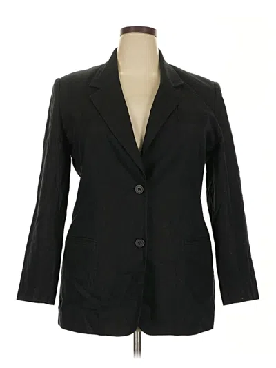 Pre-owned Laura Scott Blazer Jacket In Black