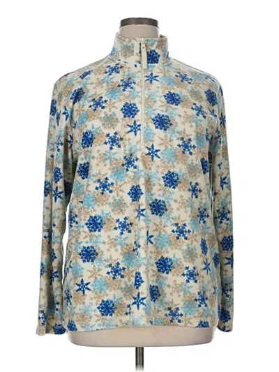 Pre-owned Laura Scott Cardigan Sweater In Blue