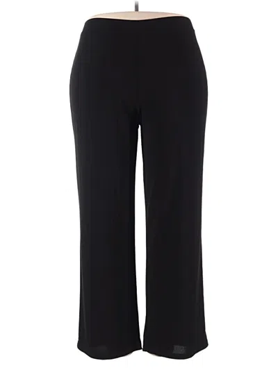 Pre-owned Laura Scott Casual Pants In Black