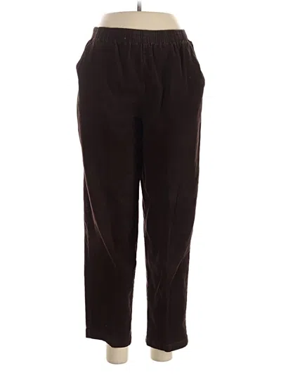 Pre-owned Laura Scott Casual Pants In Brown