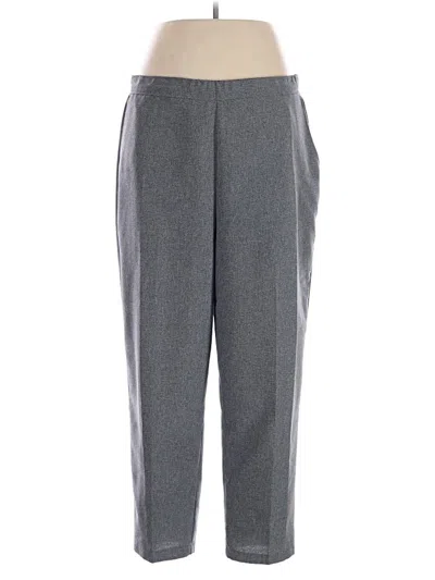 Pre-owned Laura Scott Casual Pants In Gray