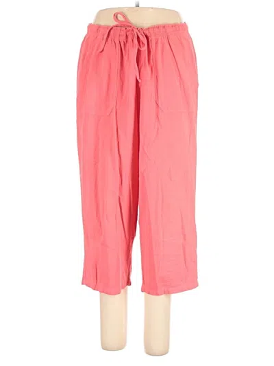 Pre-owned Laura Scott Casual Pants In Pink