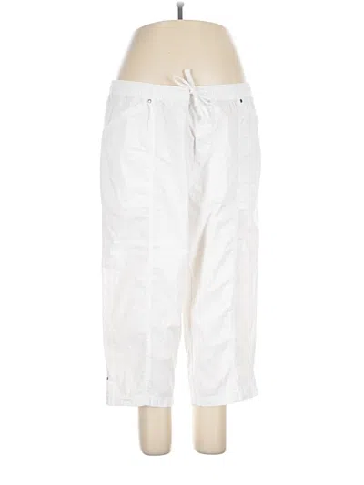 Pre-owned Laura Scott Casual Pants In White