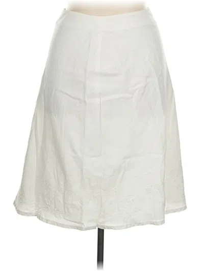 Pre-owned Laura Scott Casual Skirt In Ivory