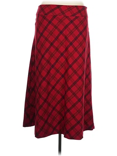 Pre-owned Laura Scott Casual Skirt In Red