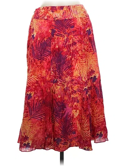 Pre-owned Laura Scott Casual Skirt In Red