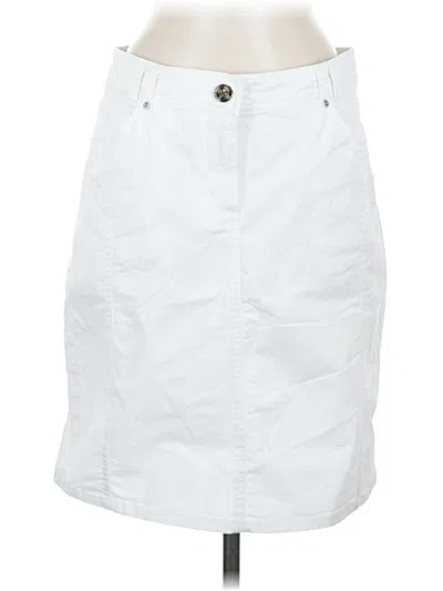 Pre-owned Laura Scott Casual Skirt In White