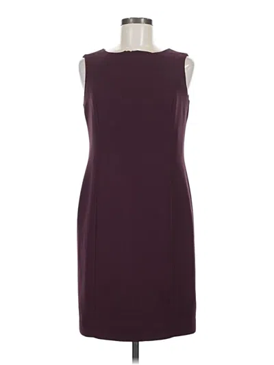 Pre-owned Laura Scott Cocktail Dress In Burgundy