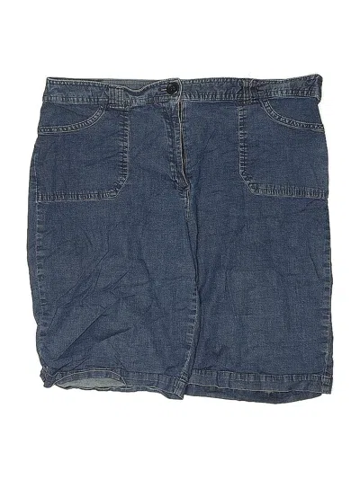 Pre-owned Laura Scott Denim Shorts In Blue