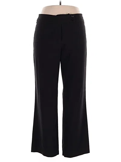Pre-owned Laura Scott Dress Pants In Black