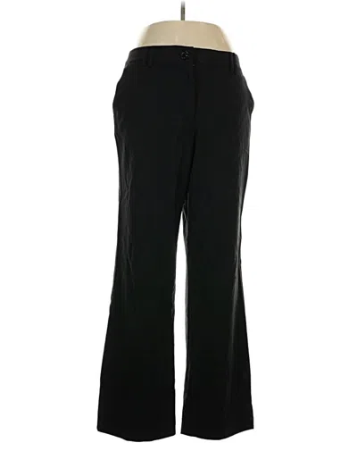 Pre-owned Laura Scott Dress Pants In Black