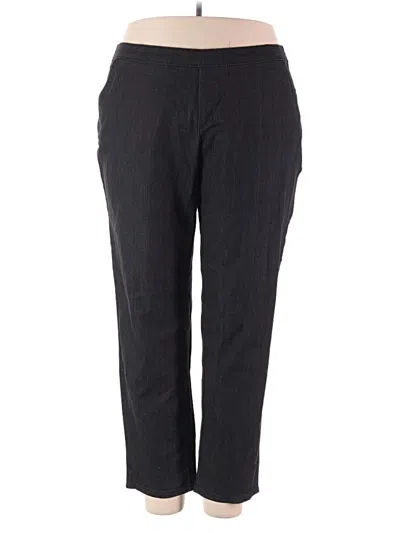 Pre-owned Laura Scott Dress Pants In Gray