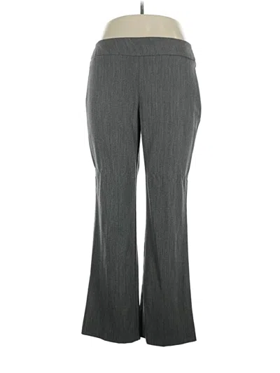 Pre-owned Laura Scott Dress Pants In Gray