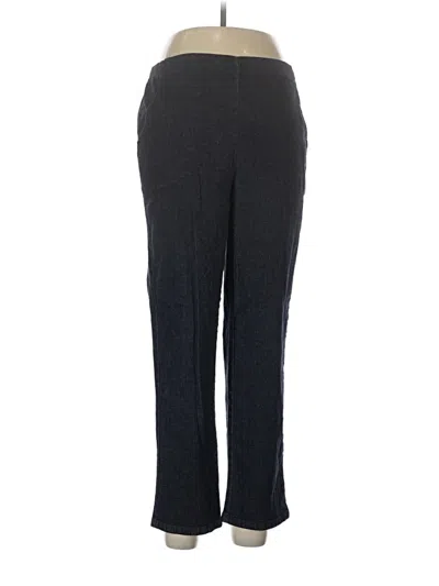 Pre-owned Laura Scott Dress Pants In Gray