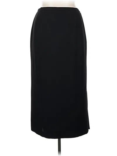 Pre-owned Laura Scott Formal Skirt In Black